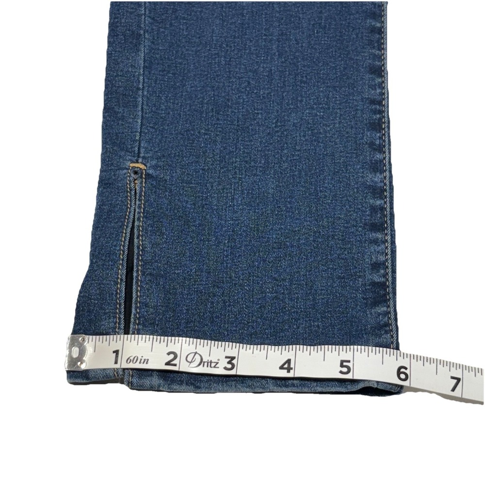 NEW Free People Riley Slit Skinny Jeans 30 Nightshade Blue Boho Stretch MSRP $78 - Picture 8 of 8